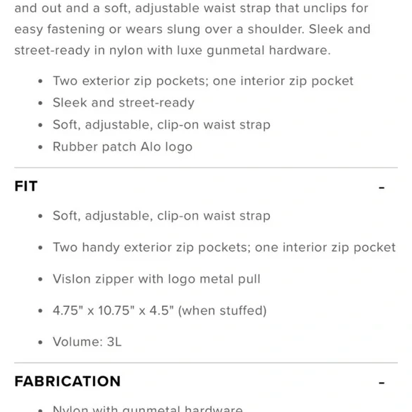 ❤️❤️❤️❤️BNWT ALO Yoga Explorer Unisex Black Crossbody Bag $94🔥🔥 - Picture 10 of 11